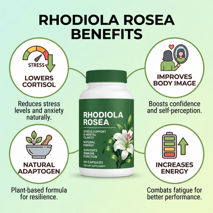 Rhodiola Rosea Supplement - 60 Capsules