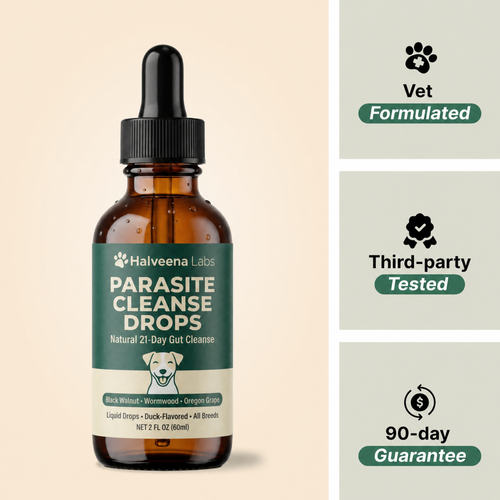 Halveena- Parasite Cleanse Drops For Dogs