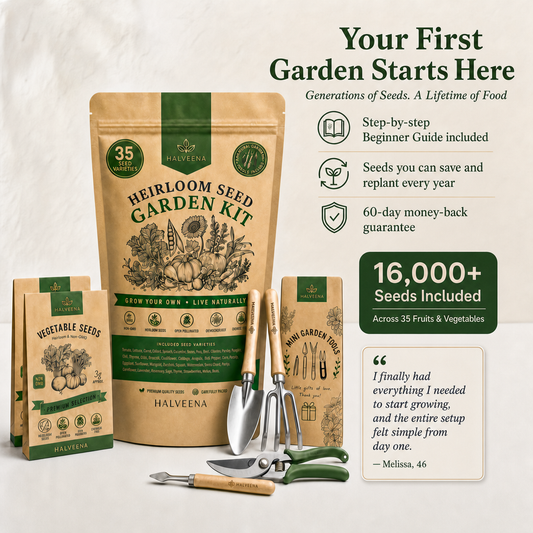 Halveena's Heirloom Seed Kit (35 Pack)