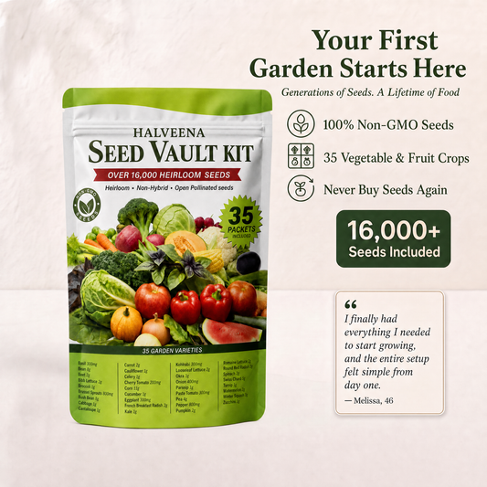 Halveena's Heirloom Seed Kit (35 Pack)