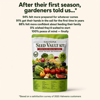Halveena's Heirloom Seed Kit (35 Pack)