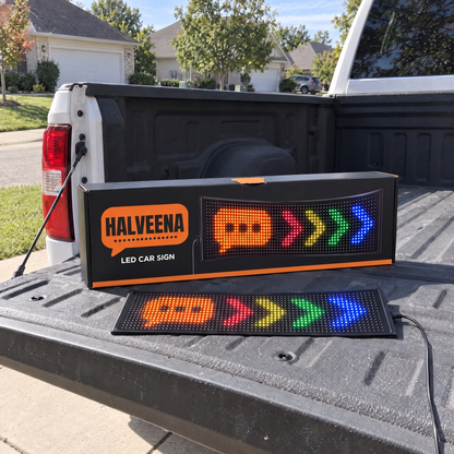 Scrolling LED Sign by Halveena